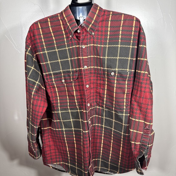 Gant Other - Gant Salty Dog The Roughweather Shirt Men L Plaid Button Down Cotton Vintage